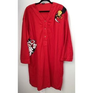 Sleepwear SYLVESTER & TWEETY Large/XL‎ Sleep Shirt WARNER BROS STUDIO STORE